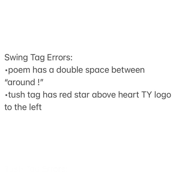 TY Beanie Baby 90’s Fortune Panda Plush Bear With Rare  Tag Errors Collector - Picture 11 of 16